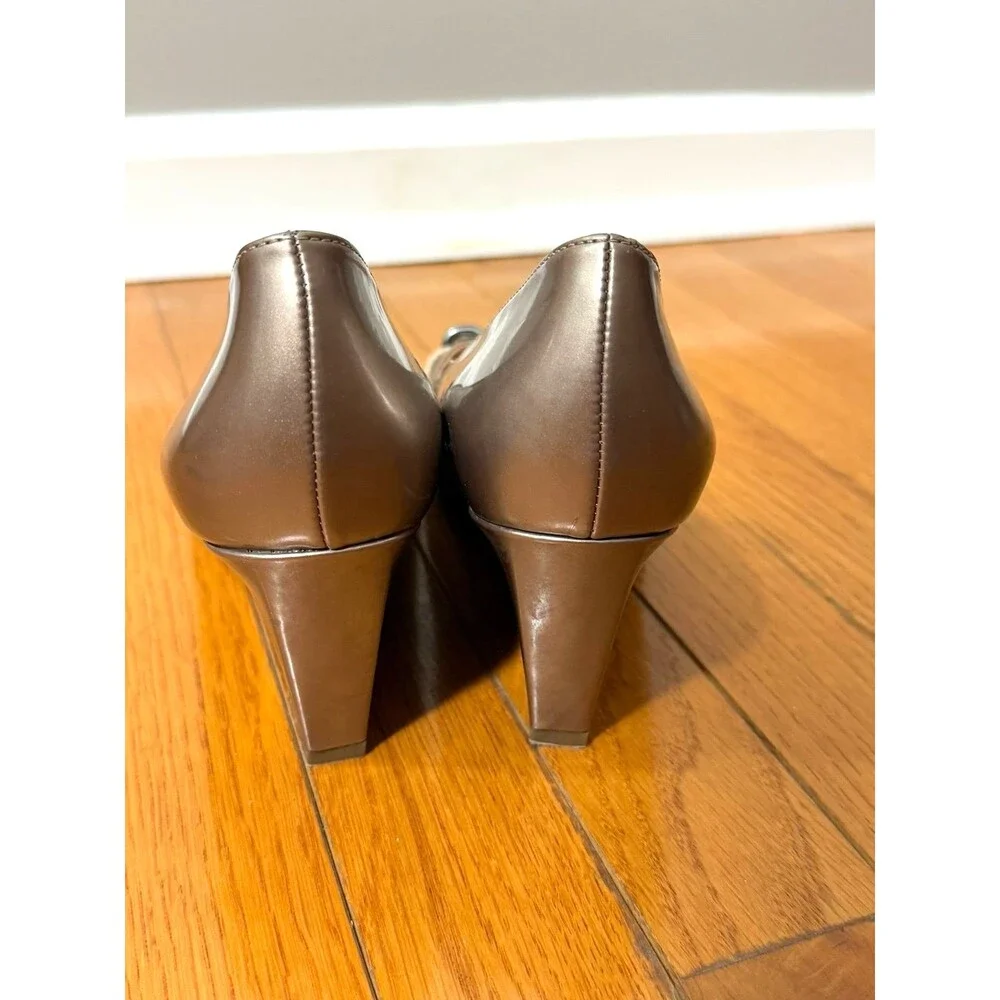 Naturalizer Excel, Women's Patent Wedge‎ Shoes, Size 8.5M